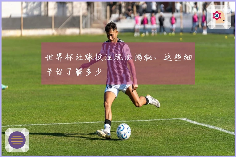世界杯让球投注玩法揭秘，这些细节你了解多少